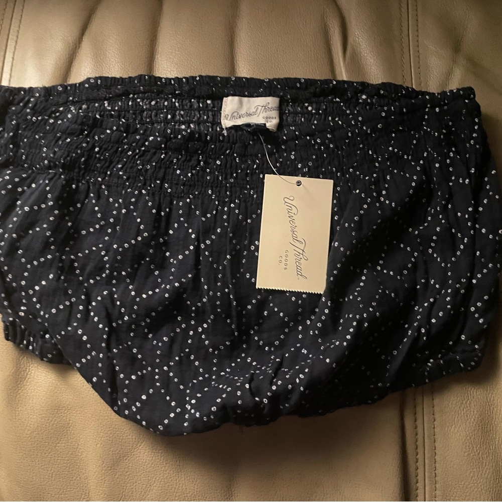 Women's Crinkle Gauze Tube Top - Universal Thread Size Small NWT Trendy Chic Fun - Picture 1 of 5